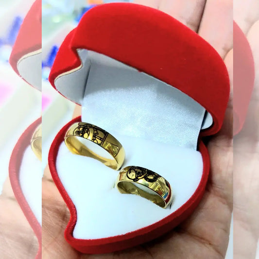 👩‍❤️‍👨Dos Anillos Up De Promesa™+Cofre Gratis🎁